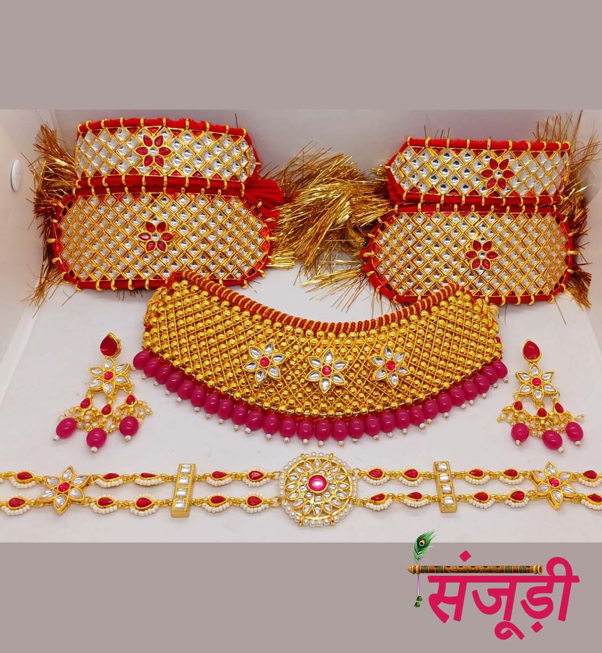 Rajputi deals gold necklace