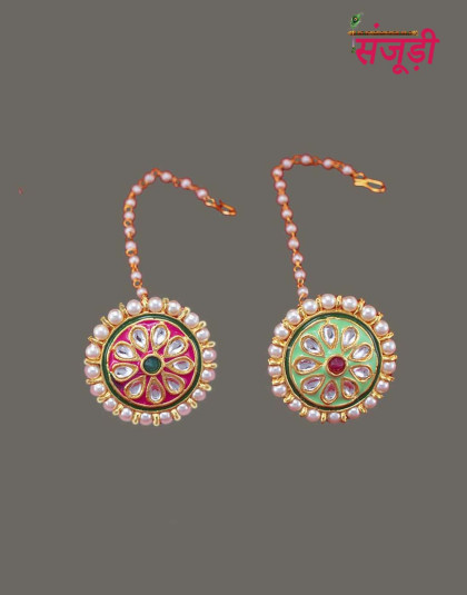 borla combo set of 2 meena bor in mint and pink